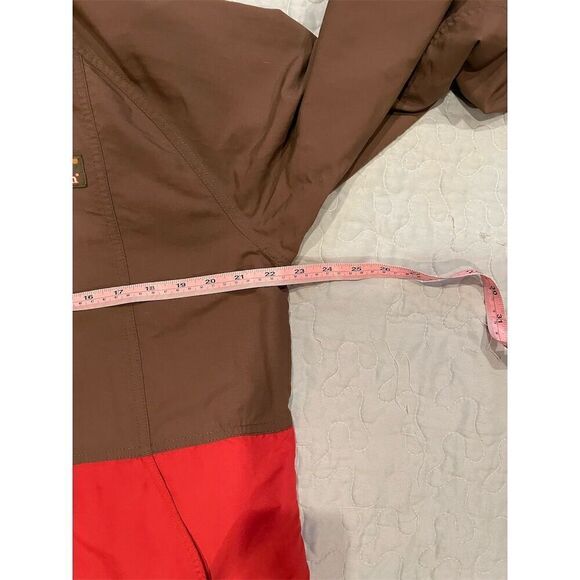 LL Bean Men's Windbreaker Jacket L Multicolor Color Block Hooded Zip - Picture 3 of 10